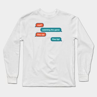 Dolphins WYD Text Long Sleeve T-Shirt